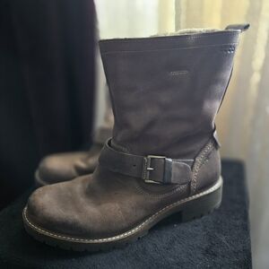 Ecco Womens Elaine Buckle Boot Sz 37